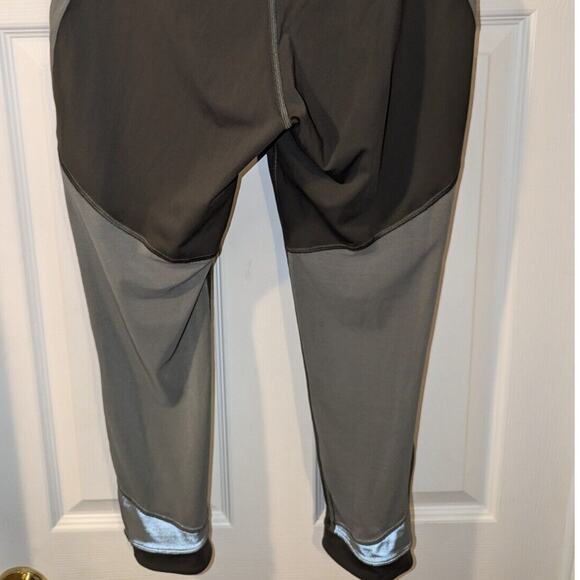 Lululemon Leggings Womens Size 12 Green ZipLine Crop 23" Nulux W6ASPS - Picture 6 of 11